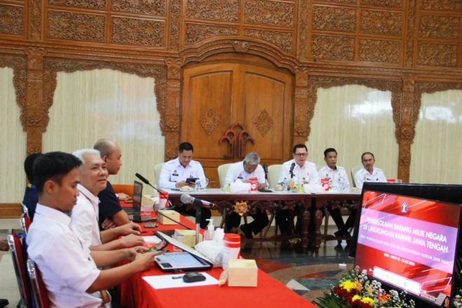 Diskusi Terkait Aset Negara, Kemenkumham Jateng Harapkan Pengelolaan BMN Berjalan Secara Profesional