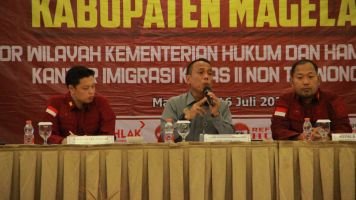 Perkuat Pengawasan Orang Asing, Kemenkumham Jateng Gelar Rakor Timpora Kabupaten Magelang