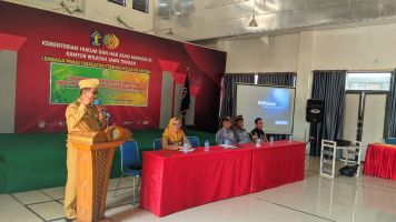 Buka Acara Pelatihan Tembakau, Sekda Kab. Kendal Beri Motivasi WBP Lapas Terbuka Kendal