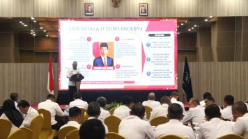 Tindaklanjuti Atensi Sekjen, Kakanwil Kemenkumham Jateng Berikan Arahan Kepala UPT Se Jateng