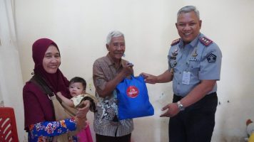 Semarak Hari Pengayoman, Kemenkumham Jateng Beranjangsana Ke Para Purnabakti