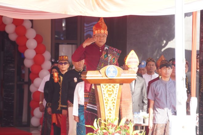 Kakanwil Kemenkumham Jateng Pimpin Upacara Bendera HUT Ke-79 Kemerdekaan RI