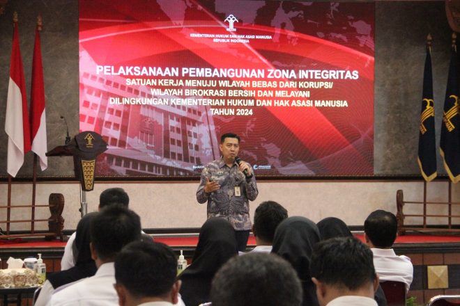Kemenkumham Jateng Dorong Komitmen dan Konsistensi 13 UPT Dalam Pembangunan Zona Integritas