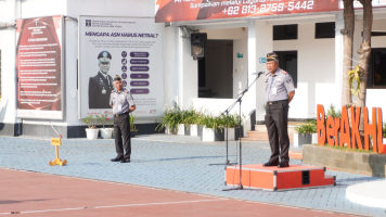 Kakanwil Menghimbau untuk Bersikap Profesional dan Berintegritas dalam Lingkungan Kanwil Kemenkumham Jateng