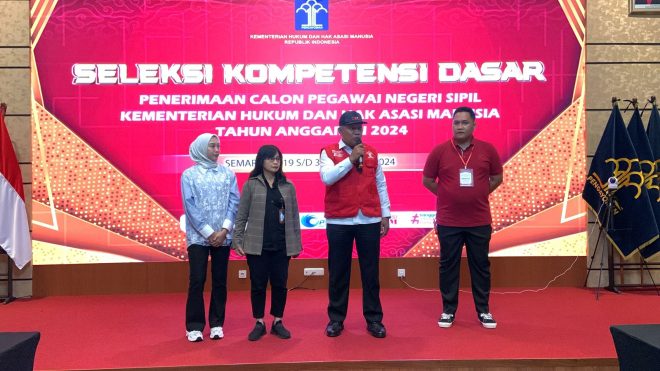 Kakanwil Kemenkumham Jateng Tegaskan SKD CPNS Bebas KKN, Peserta Dihimbau Percaya pada Kemampuan Diri