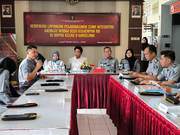 Suguhkan Inovasi Berkualitas, Bapas Magelang Berhasil Yakinkan Tim Kemenpan RB