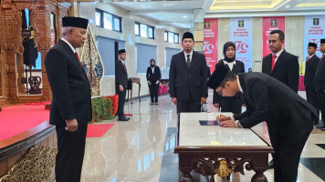 Lantik dan Ambil Sumpah PPNS, MPDN, & Notaris Pengganti, Ini Pesan Penting Kakanwil Kumham Jateng