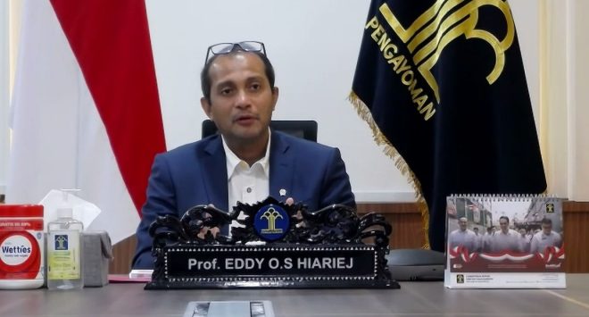 Wamenkum Prof Eddy Dorong Perancang Peraturan Perundang-Undangan Cermat Susun Regulasi