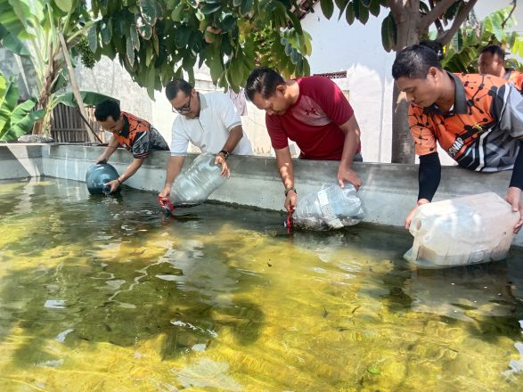 Kemenkumham Jateng Bina Lapas Pati Tebar 25 Ribu Benih Lele Untuk Pembinaan Warga Binaan