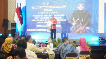 Dirjen DJKI Buka Persiapan Rencana Umum dan Implementasi Pengadaan Barang/Jasa TA 2025, Pintu Pratama Kemenkumham Jateng Hadir Menyaksikan
