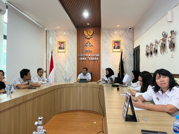 Bahas Layanan Fidusia, Kemenkum Jateng Gelar Rapat Bersama