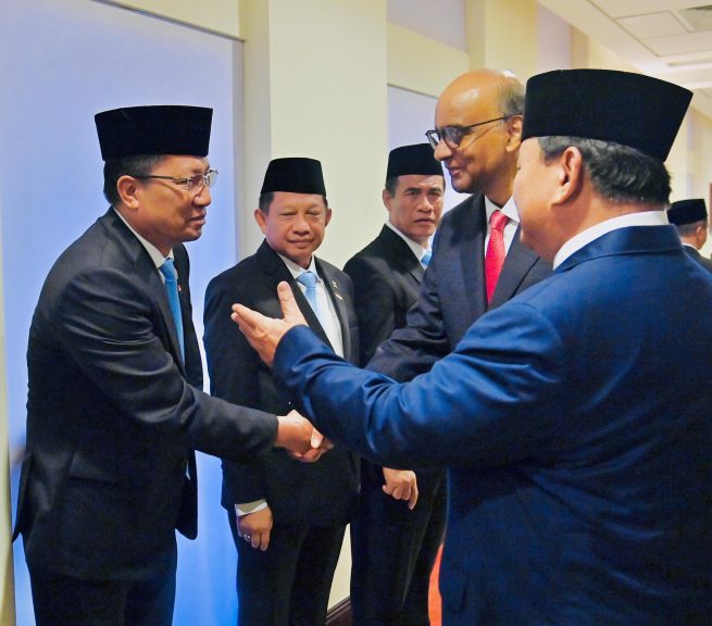 DAMPINGI PRESIDEN DALAM KUNJUNGAN KENEGARAAN, MENKUM: HARGAI KOMITMEN SINGAPURA TERKAIT PERJANJIAN EKSTRADISI