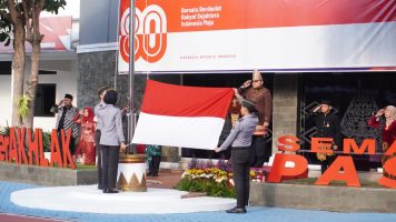 Upacara HUT Ke-80 RI, Kanwil Kemenkum Jateng Gaungkan Semangat Bersatu, Berdaulat, Indonesia Maju
