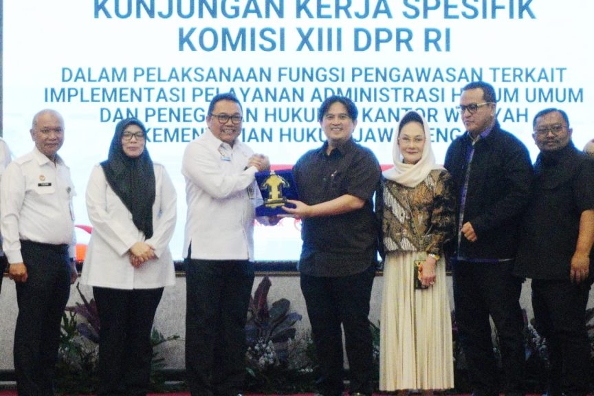 Terima Kunker Komisi XIII DPR RI, Kemenkum Jateng Paparkan Komitmen dan Capaian Kinerja Tahun 2025