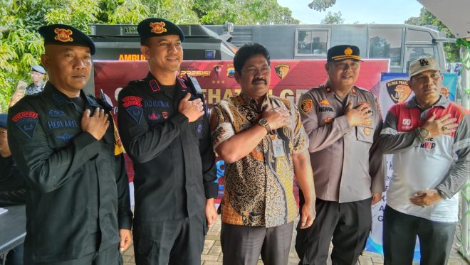 Pemeriksaan Kesehatan Gratis dan Pasar Murah Warnai HUT Satbrimob Ke 80 Tingkat Polda Jateng
