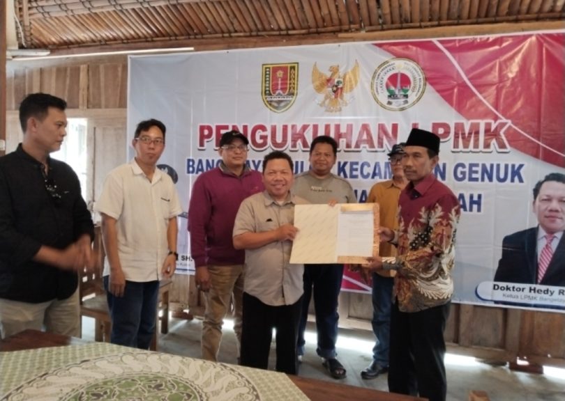 Lurah Bangetayu Kulon Chumaidi Resmi Mengukuhkan Pengurus LPMK Periode 2026 – 2031