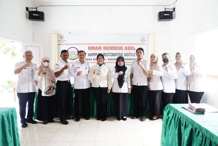 Percepat Pelaporan Layanan Posbankum, Kemenkum Jateng Sambangi Desa Sendang Wonogiri