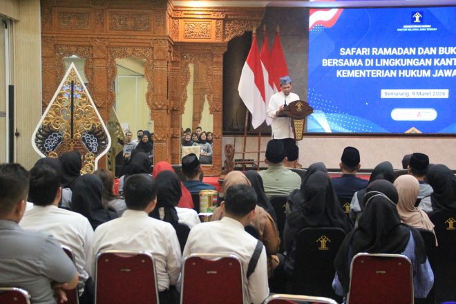 Safari Ramadhan Kanwil Kemenkum Jateng: Perkuat Kebersamaan, Tingkatkan Keimanan