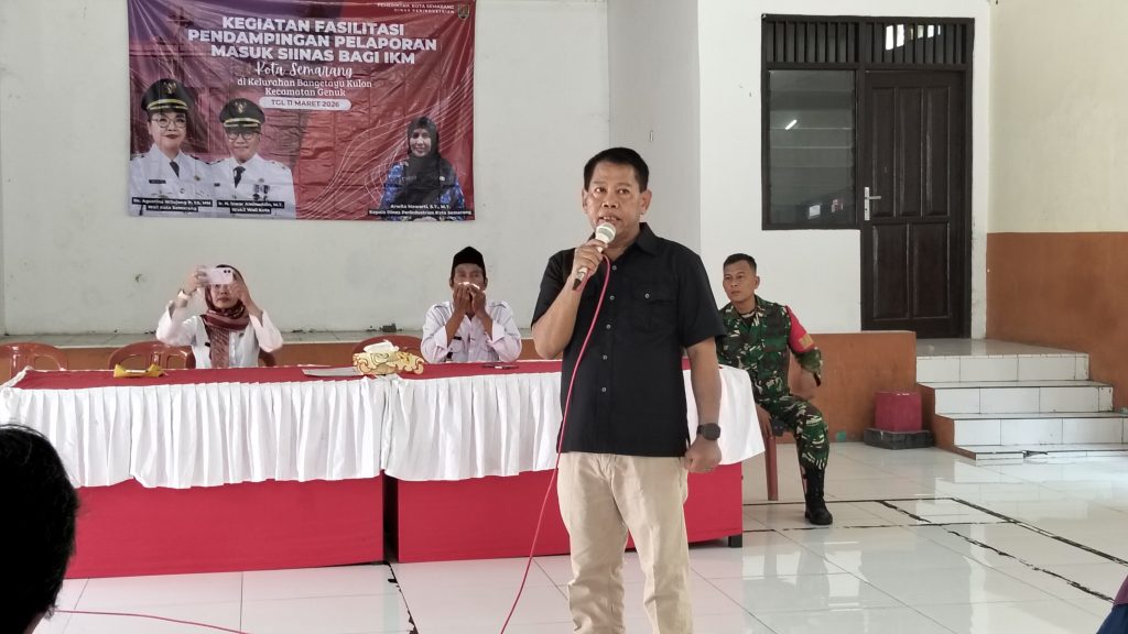 Adi Subkhan Ifana Anggota DPRD Kota Semarang angkat bicara soal Aplikasi SIINAS bagi IKM