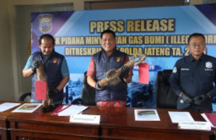 Polda Jateng Bongkar Pengeboran Minyak Ilegal, Tiga Tersangka Diamankan
