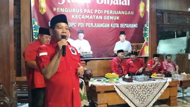 PAC PDI Perjuangan Kecamatan Genuk Kota Semarang Gelar Halal BI Halal Mengusung Tema Kompak