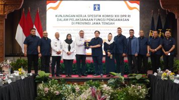Komisi XIII DPR RI Apresiasi Kinerja Kanwil Kemenkum Jateng dalam Harmonisasi Regulasi Daerah