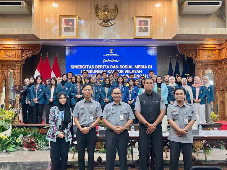 Kanwil Kemenkum Jateng Bekali Mahasiswa Magang melalui In-House Training Kehumasan dan Komunikasi Publik