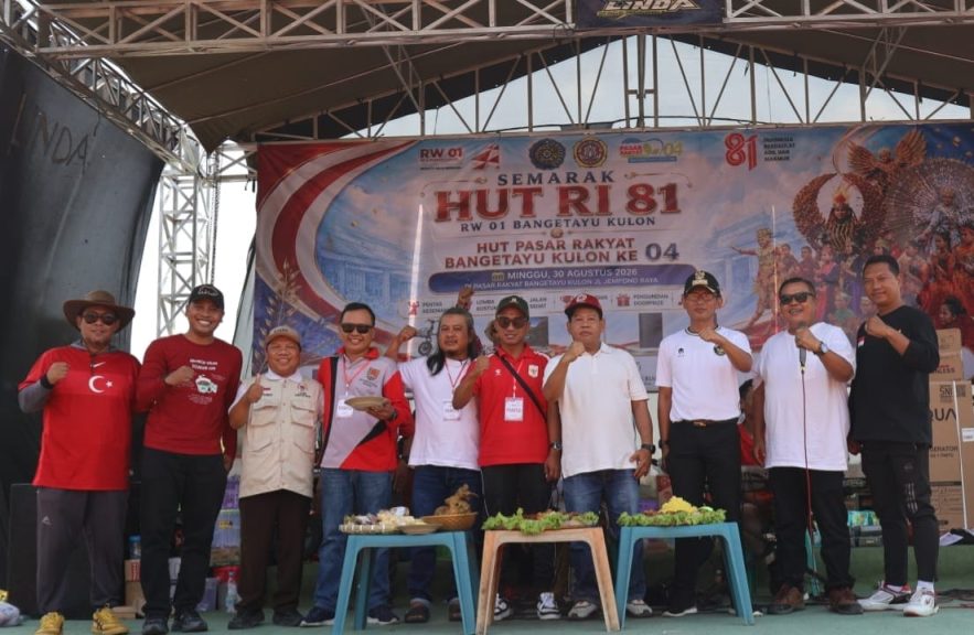 SPEKTAKULER! HUT RI KE-81 DAN HUT PASAR RAKYAT BANGETAYU KULON RW 01 DIRAYAKAN MERIAH, 255 UMKM TUMPLEK BLEK